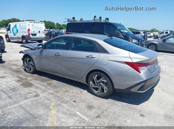 KMHLS4DG8SU001622 2025 HYUNDAI ELANTRA Gray Հետևի ձախ