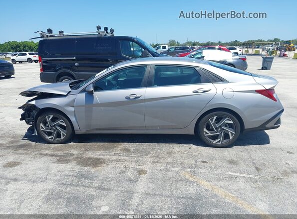 KMHLS4DG8SU001622 2025 HYUNDAI ELANTRA Gray Սալոնի 360 աստիճան տեսք