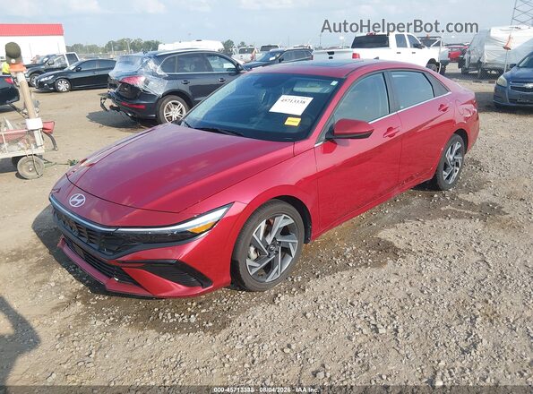KMHLS4DG8SU018680 2025 HYUNDAI ELANTRA Red წინა ხედი
