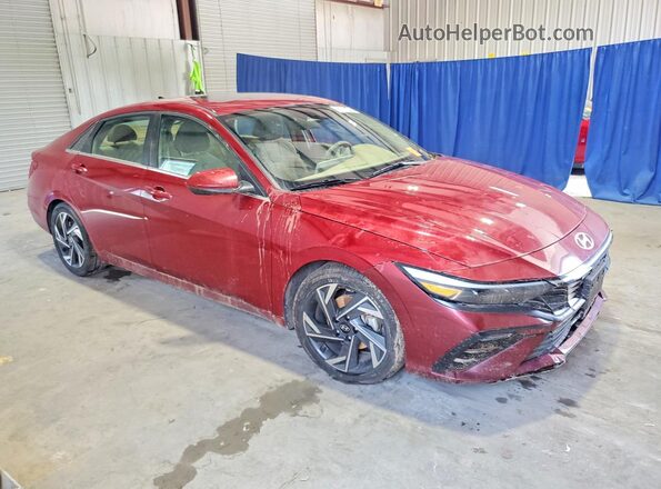 KMHLS4DG8SU033969 2025 HYUNDAI ELANTRA Red Передня права чверть