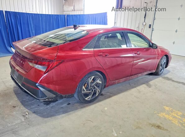 KMHLS4DG8SU033969 2025 HYUNDAI ELANTRA Red Задня права чверть