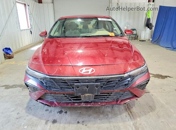 KMHLS4DG8SU033969 2025 HYUNDAI ELANTRA Red Вид спереду