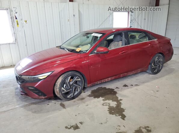 KMHLS4DG8SU033969 2025 HYUNDAI ELANTRA Red Вид наклейки з VIN-кодом