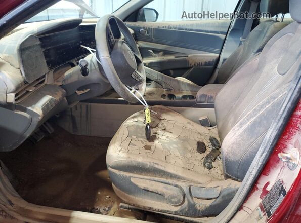 KMHLS4DG8SU033969 2025 HYUNDAI ELANTRA Red Панорамний вид салону 360°