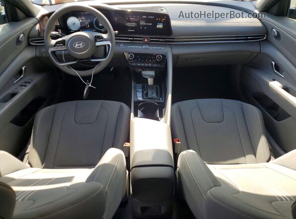 KMHLS4DG8SU944254 2025 HYUNDAI ELANTRA Gray Dashboard view