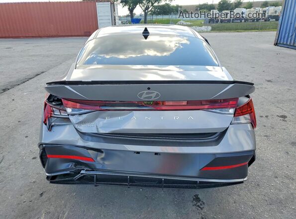 KMHLS4DG8SU944254 2025 HYUNDAI ELANTRA Gray Rear view