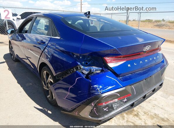 KMHLS4DG8SU965704 2025 HYUNDAI ELANTRA Blue Widok z przodu