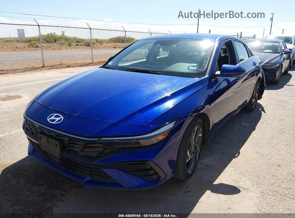 KMHLS4DG8SU965704 2025 HYUNDAI ELANTRA Blue Przód lewy