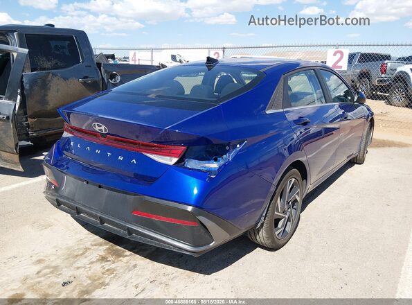 KMHLS4DG8SU965704 2025 HYUNDAI ELANTRA Blue Tył prawy