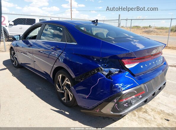 KMHLS4DG8SU965704 2025 HYUNDAI ELANTRA Blue Tył lewy