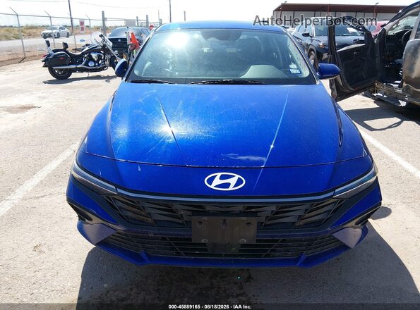 KMHLS4DG8SU965704 2025 HYUNDAI ELANTRA Blue Widok zestawu wskaźników