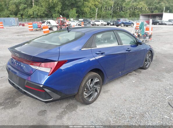 KMHLS4DG8SU998430 2025 HYUNDAI ELANTRA Blue Tył prawy