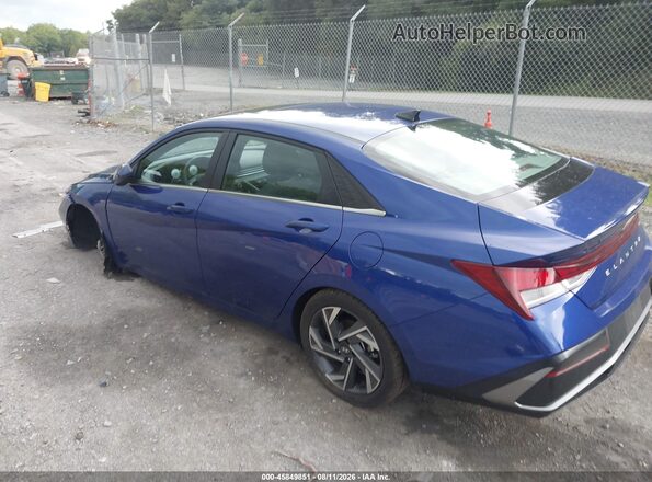 KMHLS4DG8SU998430 2025 HYUNDAI ELANTRA Blue Tył lewy