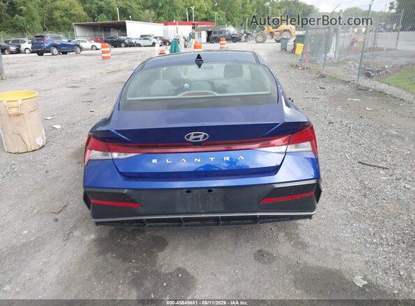 KMHLS4DG8SU998430 2025 HYUNDAI ELANTRA Blue 