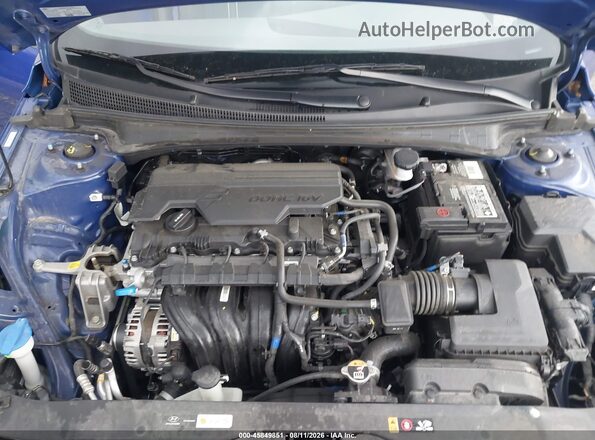 KMHLS4DG8SU998430 2025 HYUNDAI ELANTRA Blue Widok z tyłu