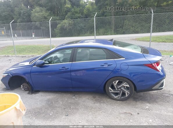 KMHLS4DG8SU998430 2025 HYUNDAI ELANTRA Blue Widok wnętrza 360 stopni