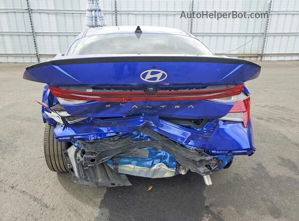 KMHLS4DG8TU114648 2026 HYUNDAI ELANTRA Blue Вид ззаду
