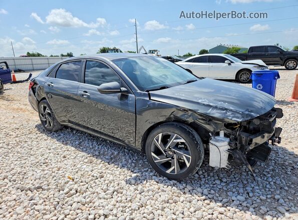 KMHLS4DG9RU716919 2024 HYUNDAI ELANTRA Серый Передняя правая четверть
