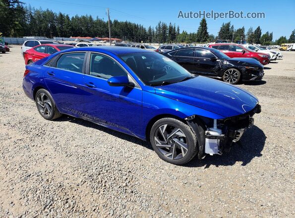 KMHLS4DG9RU817409 2024 HYUNDAI ELANTRA Blue Front right