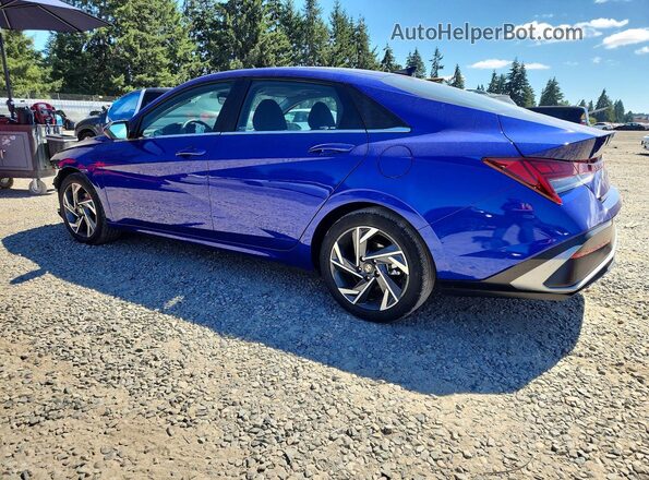 KMHLS4DG9RU817409 2024 HYUNDAI ELANTRA Blue Rear left