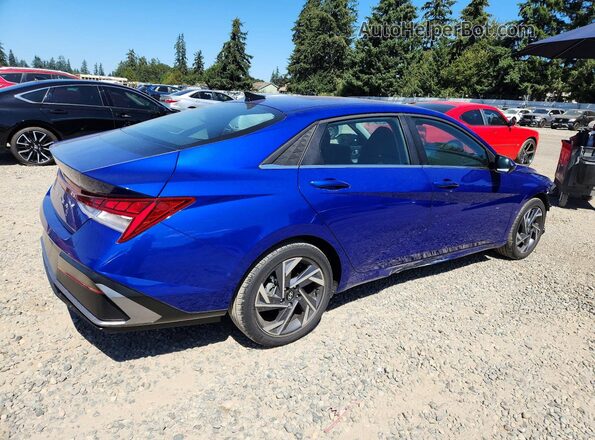 KMHLS4DG9RU817409 2024 HYUNDAI ELANTRA Blue Rear right
