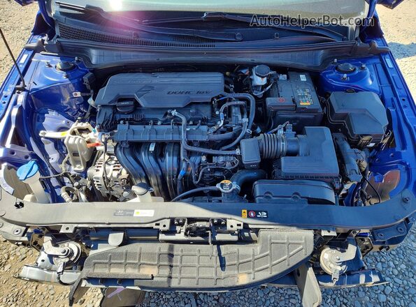KMHLS4DG9RU817409 2024 HYUNDAI ELANTRA Blue Rear interior view