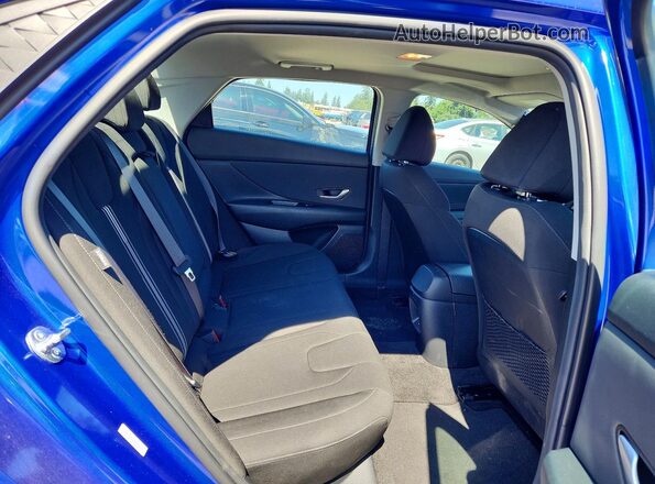 KMHLS4DG9RU817409 2024 HYUNDAI ELANTRA Blue Rear seats view