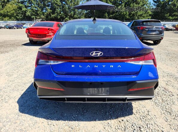 KMHLS4DG9RU817409 2024 HYUNDAI ELANTRA Blue Rear view