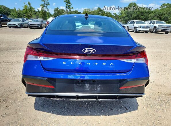 KMHLS4DG9SU001158 2025 HYUNDAI ELANTRA Blue უკანა ხედი