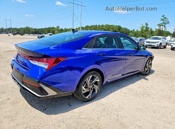 KMHLS4DG9SU001158 2025 HYUNDAI ELANTRA Blue უკანა მარჯვენა