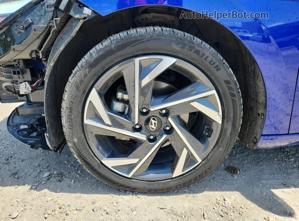 KMHLS4DG9SU001158 2025 HYUNDAI ELANTRA Blue სალონის 360-გრადუსიანი ხედი