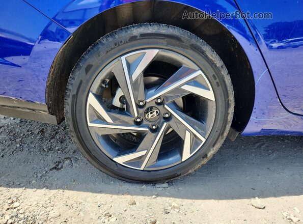 KMHLS4DG9SU001158 2025 HYUNDAI ELANTRA Blue 