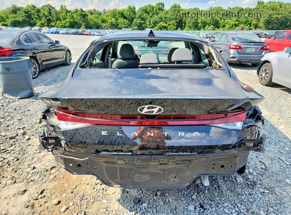 KMHLS4DG9SU020888 2025 HYUNDAI ELANTRA Black Вид ззаду