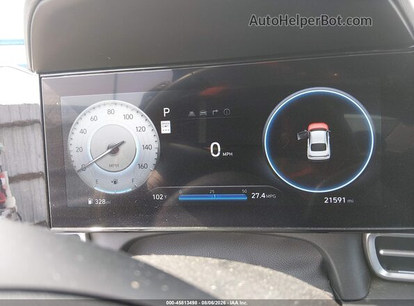 KMHLS4DG9SU046990 2025 HYUNDAI ELANTRA Gray Հետևի նստատեղերի տեսք