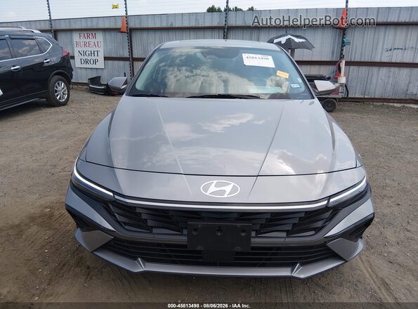 KMHLS4DG9SU046990 2025 HYUNDAI ELANTRA Gray Սարքավորումների վահանակի տեսք
