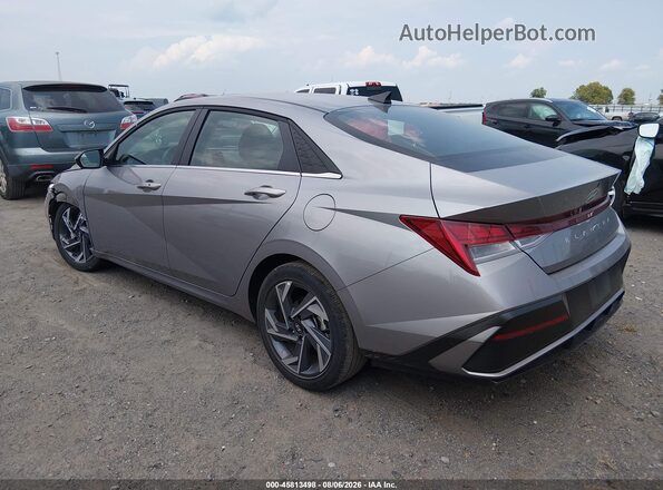 KMHLS4DG9SU046990 2025 HYUNDAI ELANTRA Gray Հետևի ձախ