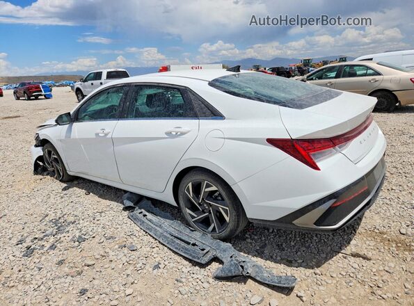 KMHLS4DG9SU877356 2025 HYUNDAI ELANTRA Белый Задняя левая четверть