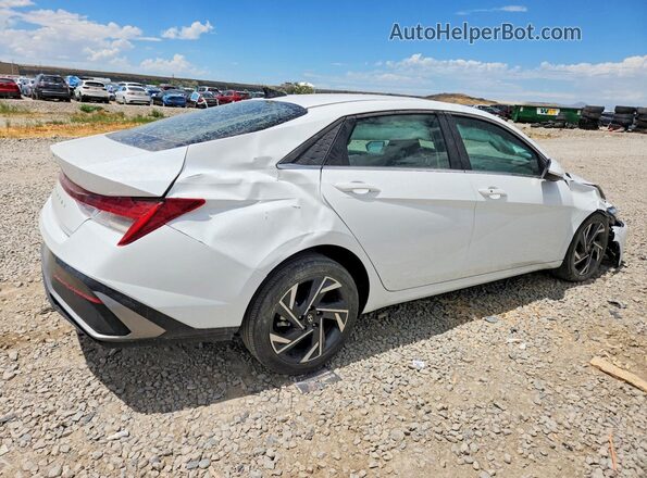 KMHLS4DG9SU877356 2025 HYUNDAI ELANTRA Белый Задняя правая четверть