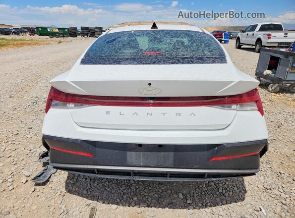 KMHLS4DG9SU877356 2025 HYUNDAI ELANTRA Белый Вид сзади