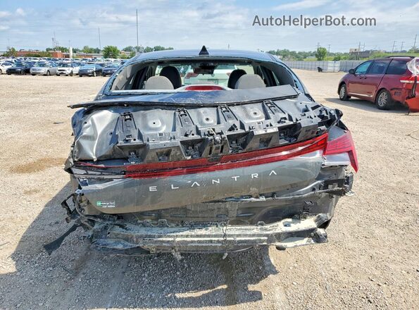 KMHLS4DG9SU879897 2025 HYUNDAI ELANTRA Gray Rear view
