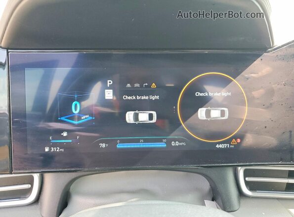 KMHLS4DG9SU879897 2025 HYUNDAI ELANTRA Gray Instrument cluster view
