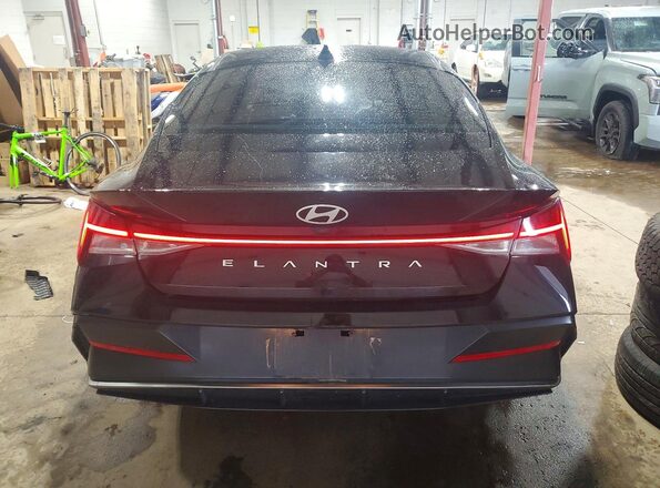 KMHLS4DG9SU909965 2025 HYUNDAI ELANTRA Black Widok z tyłu