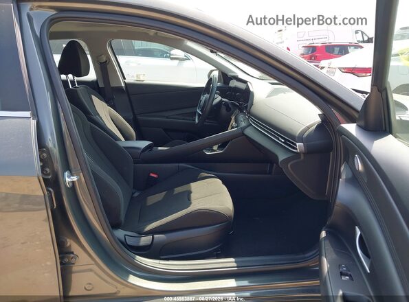 KMHLS4DG9SU920870 2025 HYUNDAI ELANTRA Gray წინა სალონის ხედი