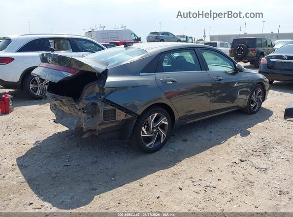 KMHLS4DG9SU920870 2025 HYUNDAI ELANTRA Gray უკანა მარჯვენა