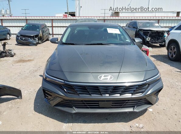 KMHLS4DG9SU920870 2025 HYUNDAI ELANTRA Gray უკანა სალონის ხედი