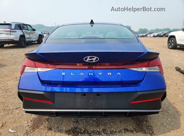 KMHLS4DGXRU645553 2024 HYUNDAI ELANTRA Blue უკანა ხედი