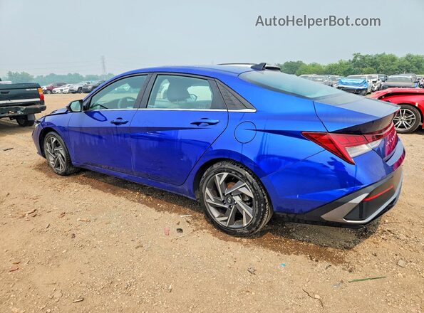 KMHLS4DGXRU645553 2024 HYUNDAI ELANTRA Blue უკანა მარცხენა