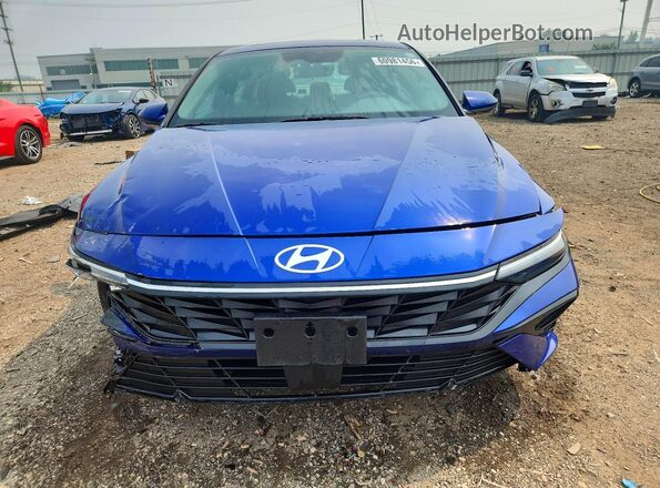 KMHLS4DGXRU645553 2024 HYUNDAI ELANTRA Blue წინა ხედი