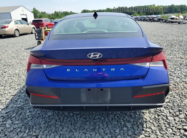 KMHLS4DGXRU647013 2024 HYUNDAI ELANTRA Blue Вид ззаду