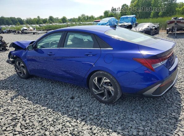 KMHLS4DGXRU647013 2024 HYUNDAI ELANTRA Blue Задня ліва чверть